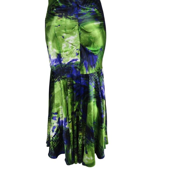 VTG Xscape 8 STRAPLESS Mermaid Jeweled Trumpet Prom Formal Purple Maxi Dress - Picture 8 of 12